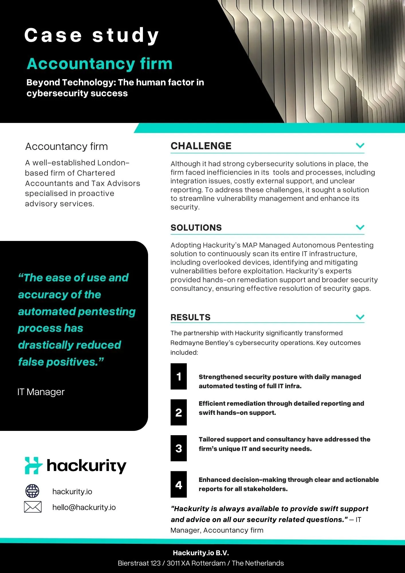 Accountancy Firm Case Study